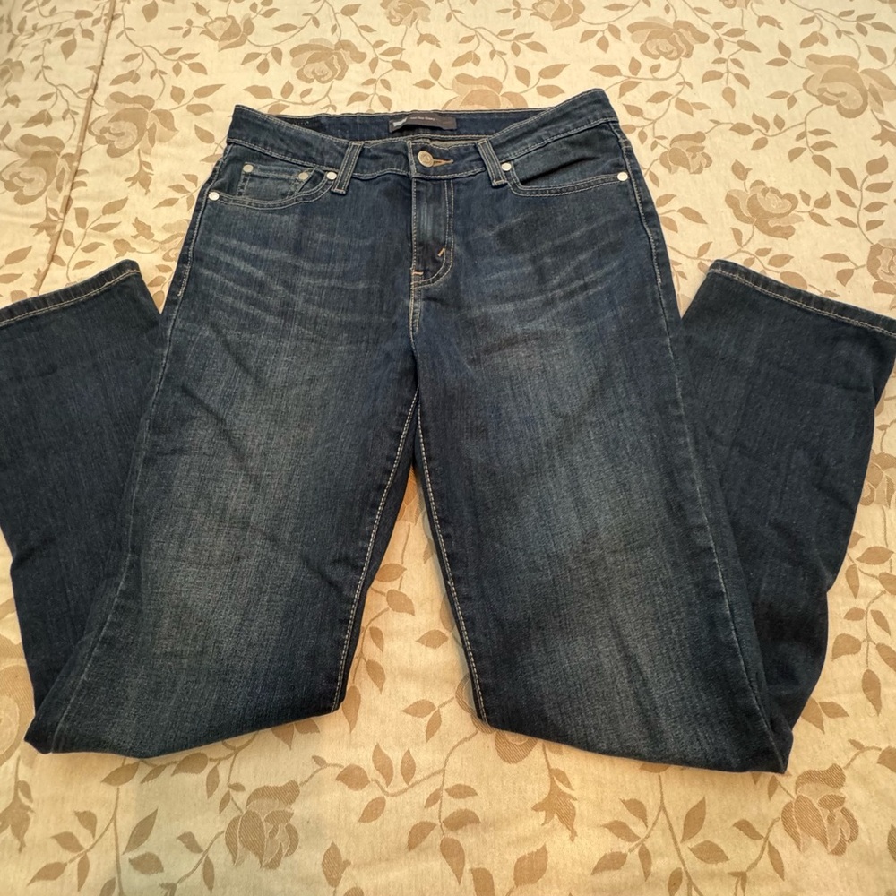 Levi’s Mid Rise Skinny Classic Blue Denim Jeans